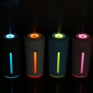 230mL Color Cup USB Air Aroma Humidifier for Home or Car
