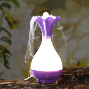 USB Ultrasonic Aromatherapy Essential Oil Diffuser with LED Night Light Mist