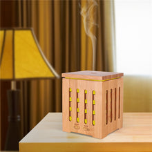 Load image into Gallery viewer, Real Bamboo Essential Oil Diffuser Ultrasonic Aromatherapy Diffusers with 7 LED Colorful Lights

