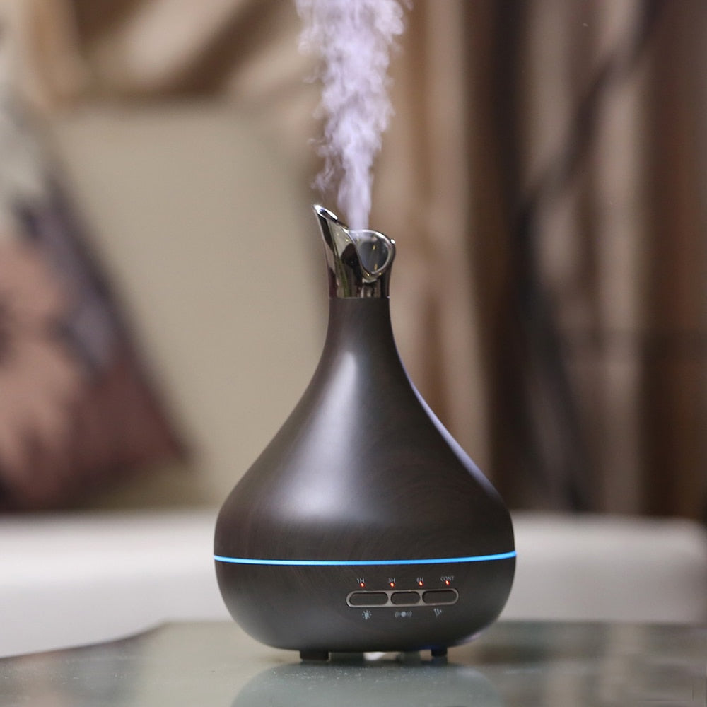  Essential Oil Diffuser Humidifier (300 ml) BPA Free Air  Diffusers for Essential Oils - Light Therapy & Aromatherapy Diffuser Air  Humidifier - Auto Shut Off with 4 Timer Settings & 7