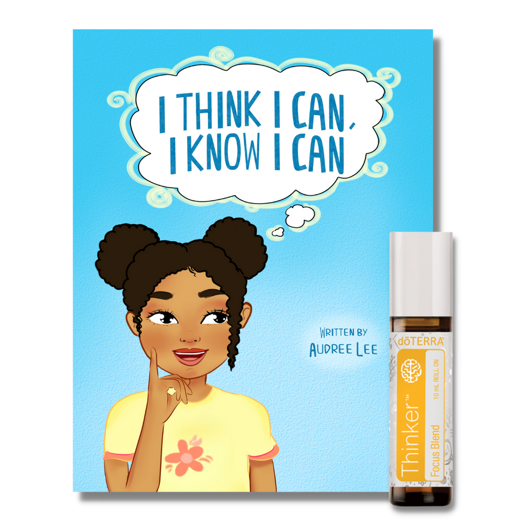 I Think I Can, I Know I Can Children's Book & Thinker Essential Oil